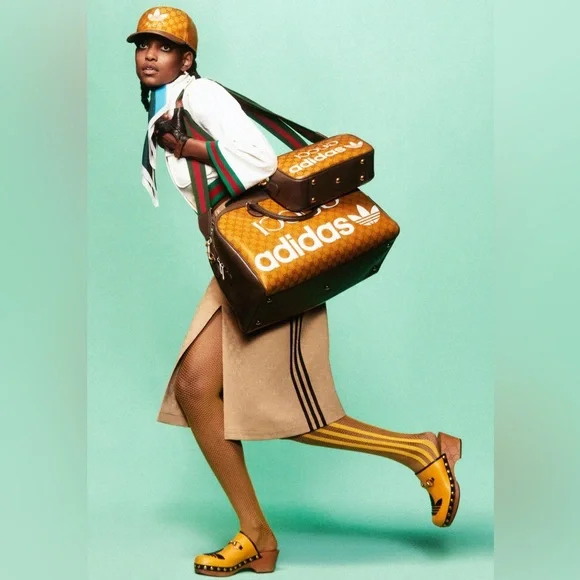 Gucci + Adidas RARE yellow and black horsebit wooden clogs SZ 39 🤌🔥⭐️⚡️👩🎤 - Picture 4 of 16